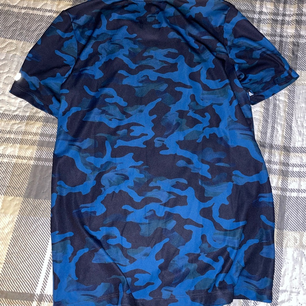 All in Motion Blue Camo Short Sleeve Tee